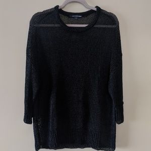 Alexander Wang Tricot black chainmail sweater